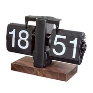 Flip Desk Clock Vintage Table Clock Mechanical Flip Clock Cafe Home Hotel