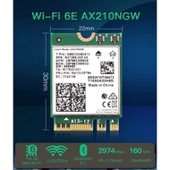 【Antenna set optional】Intel AX210 WI-FI 6E Bluetooth 5.2 Dual Band 3000Mbps M.2 Wireless Card AX210N