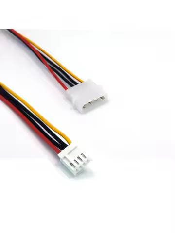4Pin Molex IDE Male To Small 4Pin Female 2.54MM Power Supply Cable Floppy Drive Adapter 18AWG PC Con