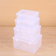 1PC Transparent PP Dual Fastened Transparent Display Box Jewelry Jewelry Container Jewelry Box Art DIY Parts Tool Storage Box