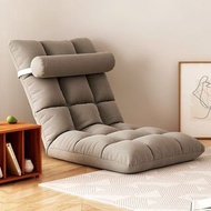 懶人沙發💯臥室單人坐墊折疊靠背椅椅子床上靠背飄窗陽台 #Sofa