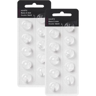 (LA1B) Hearing Aid Domes for Oticon Replacements for Oticon Minifit Double Vent Bass Domes 2 Packs U