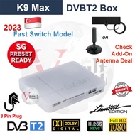 SG Best Voted TV Box. New Digital TV K9 MAX DVBT2 Set-Top Box. Best Screen and Sound Quality