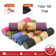 2-layer Premium TPE Yoga Mat, 2-Layer Yoga Mat Manufactured From TPE - Young Rubber With Good Quality _ Tutustore