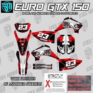 Euro gtx 150 costumized Laminated decals sticker