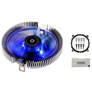 Universal Computer PC Radiator Blue LED Aluminum Heatsink CPU Cooler CPU Fan Processor Cooling for L