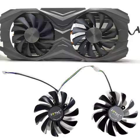 2PCS 95mm GAA8S2U 42MM 4Pin Cooler Fan For ZOTAC GTX 1070 1080 Ti GTX 1070Ti 1080Ti AMP Edition Grap