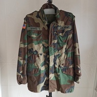 m65 woodland field jacket military original xsmall regular