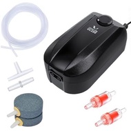 Uniclife Aquarium Air Pump Pisces Tank Aerator with Accessories, Suitable for 5-200 Gallon Water Tan