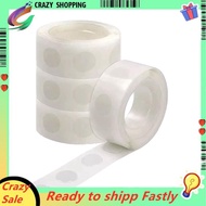 4 Rolls Glue Point Balloon Glue Removable Adhesive Dots Double Sided Dots of Glue Tape for Balloons 
