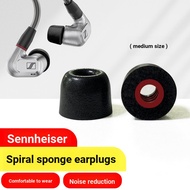 Masentek Spiral Memory Foam Earbuds Suitable for Sennheiser IE900 In-Ear Bluetooth Headset Soft Plug