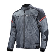 LS2 Riva Man Jacket Black Dark Grey Red - เสื้อการ์ดขี่มอเตอร์ไซค์