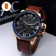 Jam Tangan Pria Alexandre Christie AC6280 AC 6280 Brown Rosegold