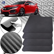 Rally Mud Flaps For Honda Civic Type R Type-R Type-S Mugen Si EK9 EP3 FD2 FN2 RR RC GT FK2 FK8 Mudfl
