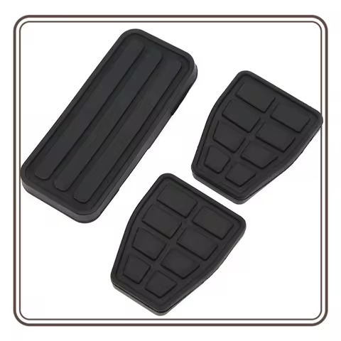 A Set of 3 Pieces MANUAL Rubber Pedal For VW Golf MK2 MK3 / Transporter T4 Van Camper