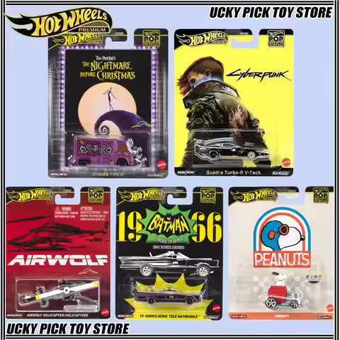 Hot Wheels HXD63-M Pop Culture Cyberpunk 2077 The Nightmare Before Christmas Airwolf Batman Batmobil