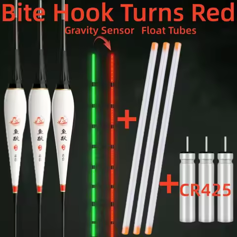 New Fishing Float Set Led Smart Electronic Luminous Floats 1g 1.3g 1.7g 2.1g 2.4g 3g 3.5g Gravity Se