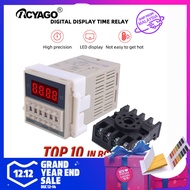 RCYAGO DH48S-S Programmable Double Time Delay Relay Socket Base Voltage AC220V