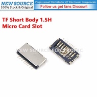 [2-10pcs] TF Short Body 1.5H Micro Card Slot  SD Holder Mobile Phone Memory Card Slot  New Source