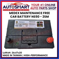 ✗ ✔ ❧ Medex Car Battery 2SM N50 (Maintenance Free) Taiwan 12V 50AH