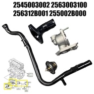 Thermostat Housing&Coolant Pipe For Hyundai For I10 For I20 2007-2020 Aluminum Coolant Thermostat Ho