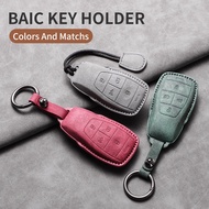 Viral Sarung Kunci Kereta for BAIC Motor Beijing BJ40 BJ60 BJ80 x7 U5 Plus Premium pu leather Full P