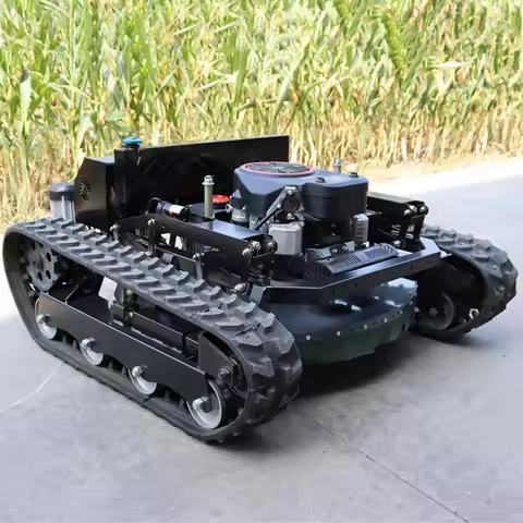 Grass Cutting Machine Automatic Self-propelled Grass Crusher Orchard Farming Remote Control Lawn Mow
