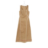 [Used, Grade A] Fendi Long FENDI Dress, Cotton, Women's Dress