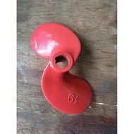 Wheel Propeller Fan Boat 6 1/ 2 inch 2 Axledaun 3/ 4 inch