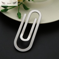 Stainless Steel Metal Money Clips Paper Clip Holder Folder