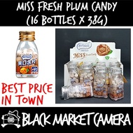 [BMC] Miss Fresh Plum Candy (Bulk Quantity, 16 Bottles x 38g) [PRESERVED FRUIT] [CANDY] [SWEETS]