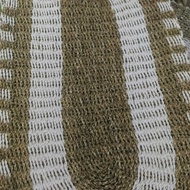 PREMIUM Oval Woven Seagrass Carpet 120 x 60 cm