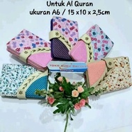 Cover only A6 Small Zippered Quran Cover/ 15 x 10 cm Beautiful Quran Cover/ Muslimah Quran Jacket Ch