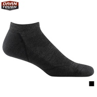[Darn Tough United States] Hiker No Show Men's Hiking Wool Socks Black Ankle Sports Lifetime DT1990