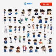 50pcs Stiker Detective Conan / Stiker Detektif Conan / Stiker Conan / Sticker Conan / Stiker Vinyl W