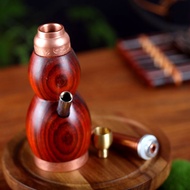 Yunnnan Red Rosewood Solid Wood Hookah Bamboo Hookah Erfu Drunk Yunnan Golden Silk Hookah 6.30