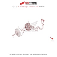 A.C.G Starter Set (E-10-A) HONDA Sh 125 And Sh 150 (11/2016-11/2019) Parts Catalogue