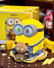 Emie x Minions小黃人呀Bob拍拍小夜燈  軟軟質感｜可愛萌音｜柔和燈光