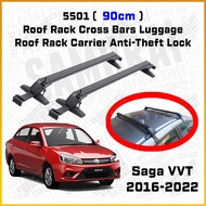 🗄️ For Proton Saga VVT 16-22 Portable Car Roof Rack Roof Carrier Luggage Anti Theft Cross Bicycle Ro