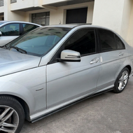 สปอยเลอร์ข้างสำหรับ Benz C-Class W204 แบบ Axle มาตรฐาน C Coupe C204 ไลน์ AMG