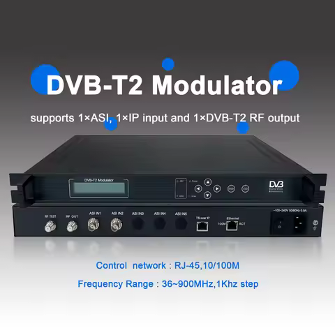 Dvb-t2 Modulator Hotel. Cable Tv Head-end Equipment Ip To Rf Asi To Rf Tdt Modulator Digital Multipl