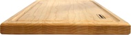 Premium Maple Wood Cutting Board - 12x8 Inches, Reversible Chopping Board for Kitchen, Cheese, and C
