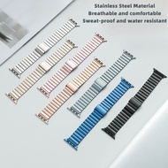 Stainless Steel Metal Strap For Apple Watch Series 11 10 9 8 38 40mm Ultra 49mm Durable Adjustable B