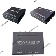 HDTV AUDIO EXTRACTOR / 4K HDMI SPLITTER     /     EKSTRAKTOR AUDIO HDTV / PEMISANG HDMI 4K