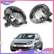 MEE 1 Pair Front Fog Light Lamp Lens With Bulbs Compatible For Golf MK6 Jetta MK6 Tiguan CADDY MK3 SEAT ALHAMBRA