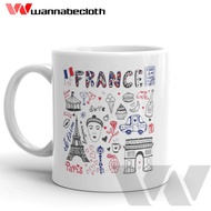 France Glass France Mug France Souvenir France Mug World City France v4