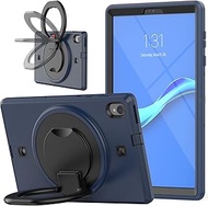 QYiiD Case for Lenovo Tab M10 Plus 10.3 Inch/K10 with Screen Protector, Heavy Duty Shockproof Case w