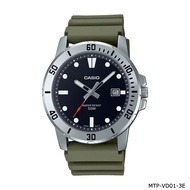 นาฬิกาข้อมือ Casio รุ่น MTP-VD01 Series นาฬิกาผู้ชาย สายเรซิ่น รับประกันสินค้า 1ปี MTP-VD01-1E MTP-V
