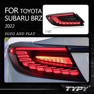 TYPY Car Rear Lamp For Toyota 86 2022 GR and For Subaru BRZ Tail Lamp Accessories Modified LED Tail 