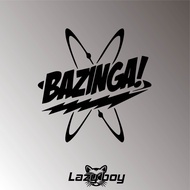 Car Sticker Waterproof Sunscreen Motorcycle JDM BAZINGA 24H Shipped From Taiwan